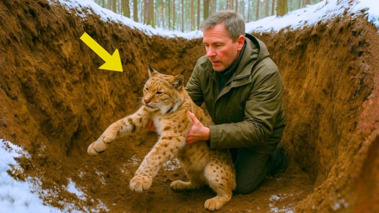 Он спас раненую РЫСЬ из ямы НО ТО, что она показала ему потом, ШОКИРОВАЛО весь посёлок! смотреть онлайн