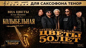 🎷 Sax Tenor — Колыбельная (ВИА Цветы) | Видеоминус