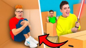 a4 - ЭКСТРЕМАЛЬНЫЕ ПРЯТКИ В КОРОБКАХ ЧЕЛЛЕНДЖ ! *3 Часть*