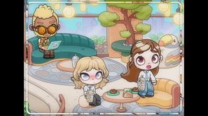 ☕️🥐пошли с подругой в кафе 🥐☕️💫