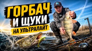 ЭКСТРИМАЛЬНЫЙ УЛЬТРАЛАЙТ! ГОРБАЧ И ЩУКИ НА КОТЛОВАНЕ!