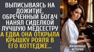 Истории из жизни Выписываясь на дожитие, обреченный богач нанял сиделкой лучшую медсестру…