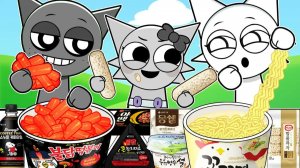 Incredibox Sprunki - Грей против Венды (+Малыш) Продуктовый магазин GRAY WHITE МУКБАНГ _ ASMR _ Аним