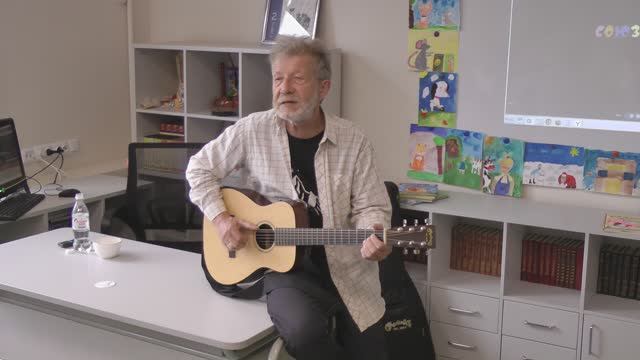 Андрей Усачев в гостях МАОУ лицея №28 г.Таганрога