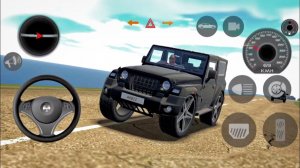 Тюнингованная Черная Махиндра Тар 4х4 — Симулятор Индийских Машин 3D — Геймплей на Android Часть 1