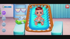 МУЛЬТЯШНЫЙ ДОКТОР 🎮 лечим малыша | прохождение игры на телефон мультик игровой