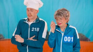 Кулинарный Челлендж в Игре в Кальмара # Я против Бабушки # Экстремальные Ситуации в Реальной Жизни