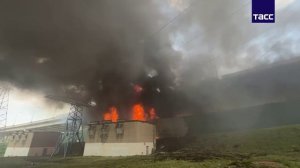 Дорожное полотно на СВХ провисло из-за пожара на Амурской улице в Москве,