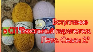 Вступление в СП «Вязальный переполох. Лето. Сезон 2.»