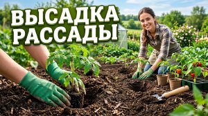 Первая пошла. Начала высадку рассады