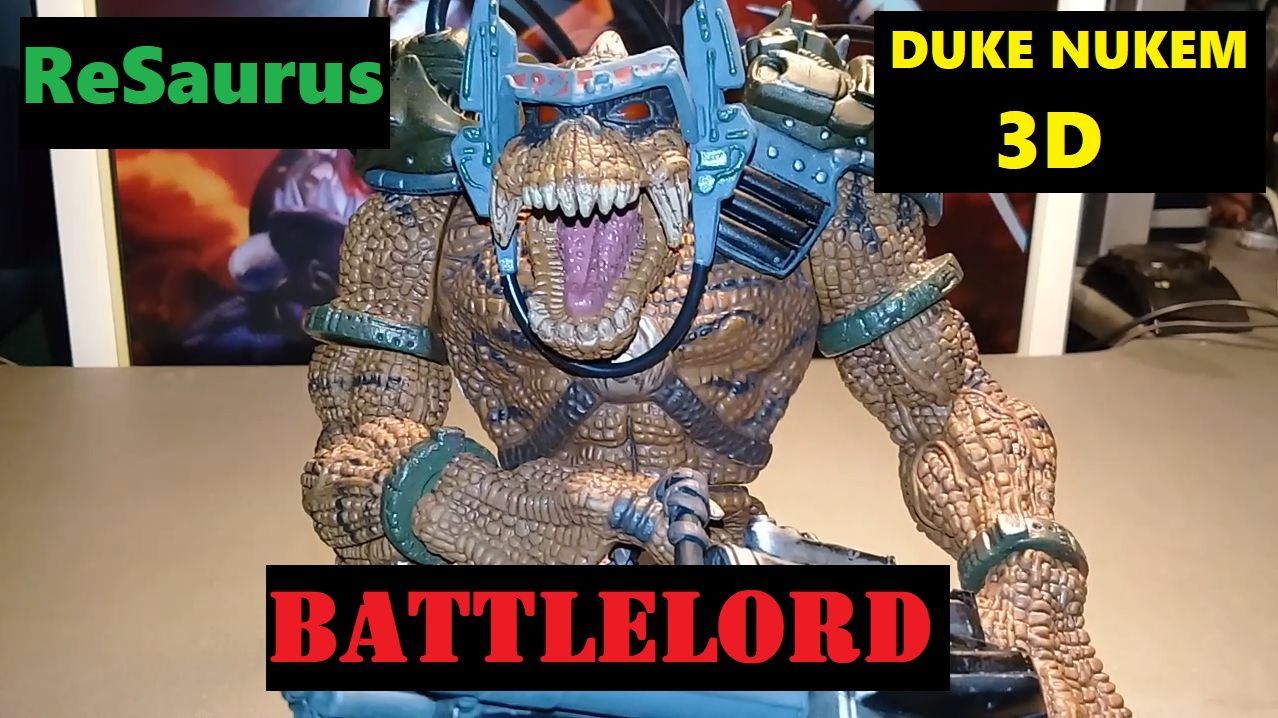 Review! ReSaurus 1997 BattleLord, Basic Subseries From Duke Nukem 3D Videogame By 3D Realms!