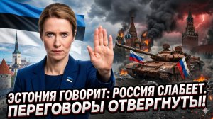 🔴 Себастиан Сас | Эстония: Россия слабеет на глазах — Киеву дали «зелёный свет» на отказ от мира!