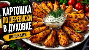Картошка по-деревенски. Дольками! Рецепт картошки по-деревенски в духовке.