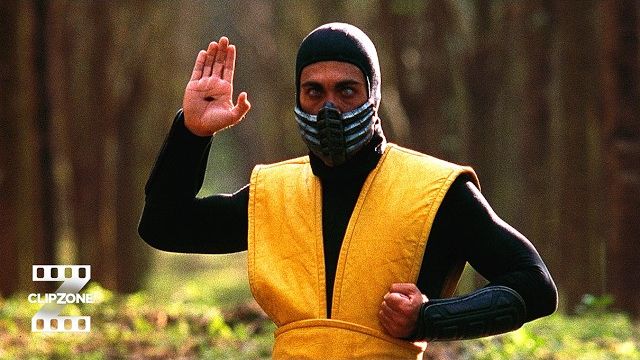 Mortal Kombat (1995) | Скорпион сражается с Джонни Кейджем.