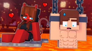 Сестра Джей Джей превратилась в ДЬЯВОЛА! — анимация из Minecraft