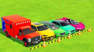 Для детей:ТРАНСПОРТИРОВКА FORD, LAMBO, ROLLS-ROYCE, MERCEDES, PAGANI НА НОВЫХ ГРУЗОВИКАХ МАН 2 ЧАСТЬ