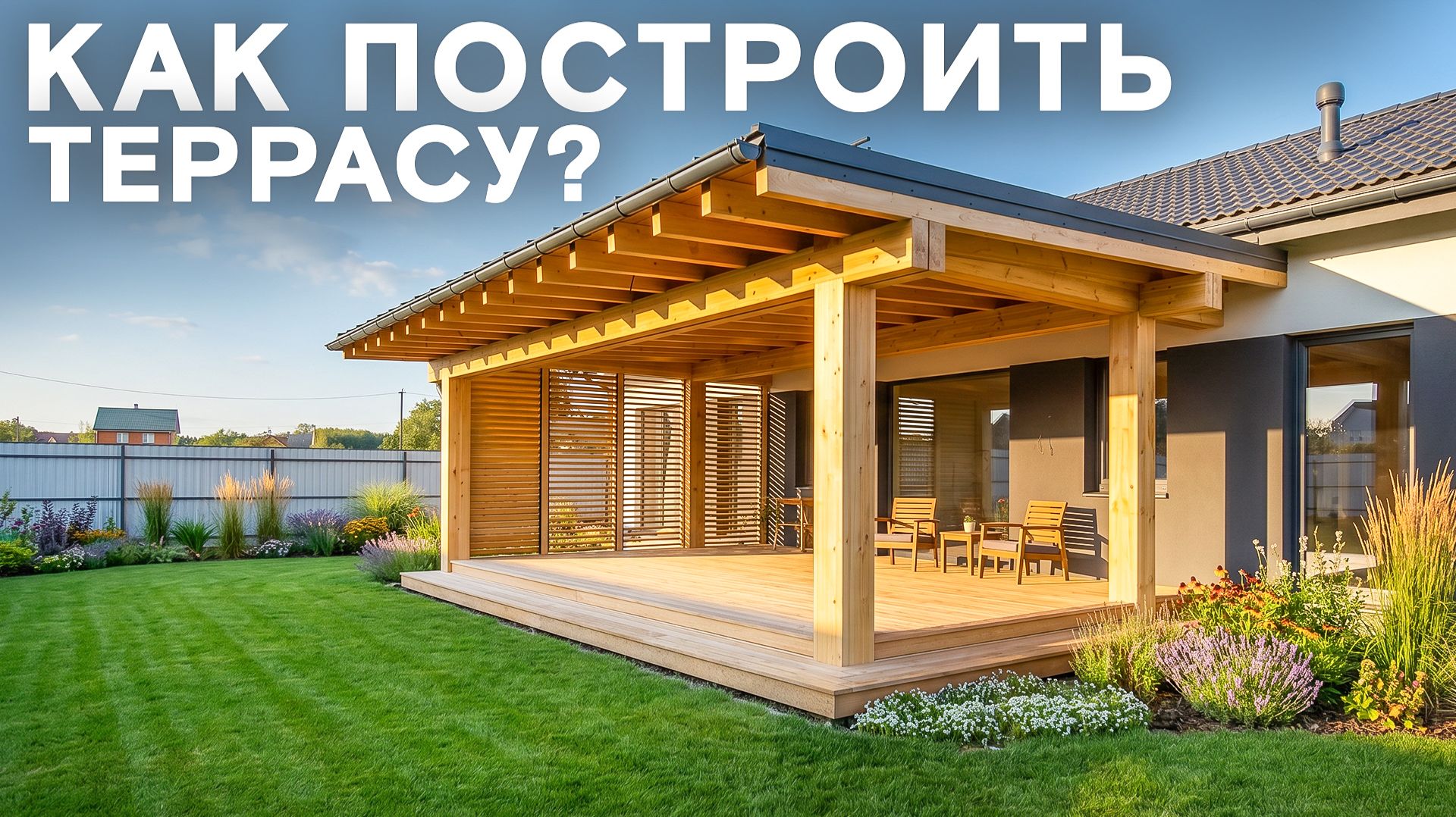 Строим террасу от А до Я. Пошаговая инструкция!