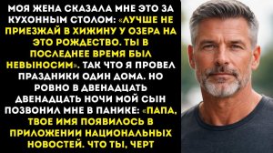Моя жена сказала, что я невыносим на Рождество… Потом позвонил мой сын что, чёрт возьми, происходит