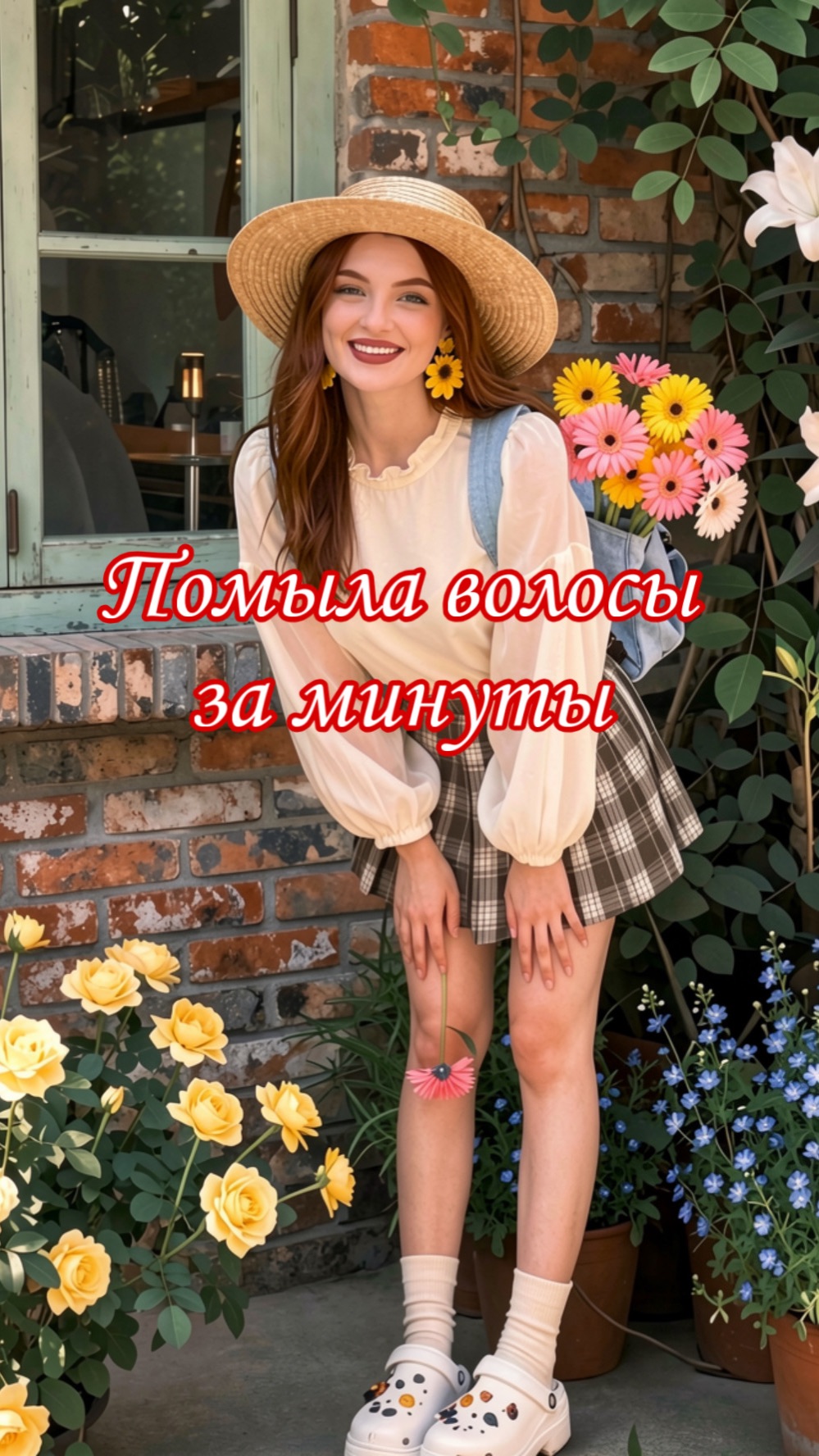 Помыла волосы за 1 минуту