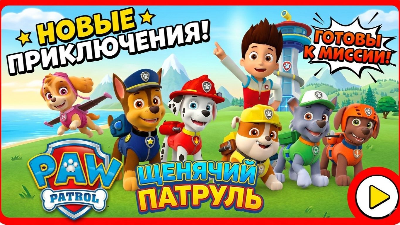 Щенячий патруль 30 МИНУТ приключений I Щенячьего патруля I
