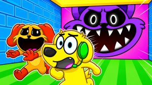 🫣 СМОГУТ ЛИ SMILING CRITTERS УБЕЖАТЬ ОТ СТЕНЫ?! РОБЛОКС! ROBLOX!
