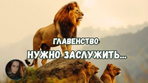 ГЛАВЕНСТВО НУЖНО ЗАСЛУЖИТЬ...