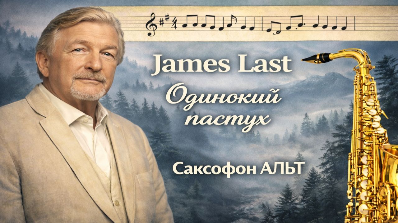 🎷 Sax Alto — The Lonely Shepherd / Одинокий пастух | Видеоноты