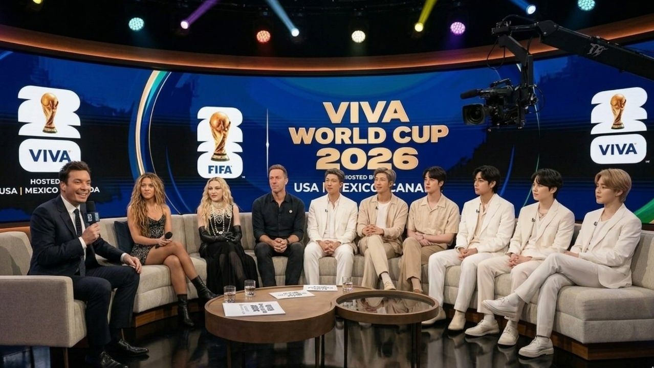 BTS, Шакира и Крис Мартин  готовы покорить чемпионат мира по футболу Вива 2026!