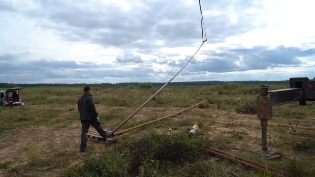 Замена промышленного насоса ЭЦВ 8-25-150 в колхозе (Наро-Фоминский район, скважина 75м) 🚜