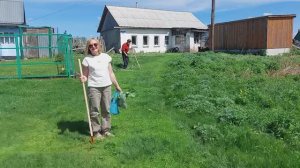Привезли рассаду д.Матвею. Опять у дедушки неприятности.
