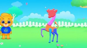 Детский развивающий мультфильм, пазлы, головоломка.