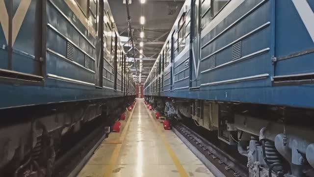 Экскурсия в электродепо «Выборгское» 2 часть