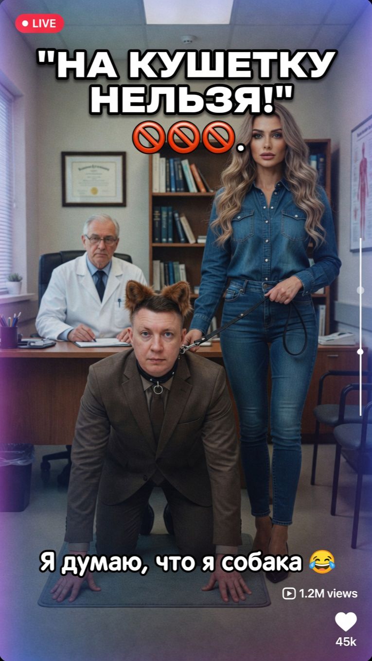 На кушетку нельзя! 😂