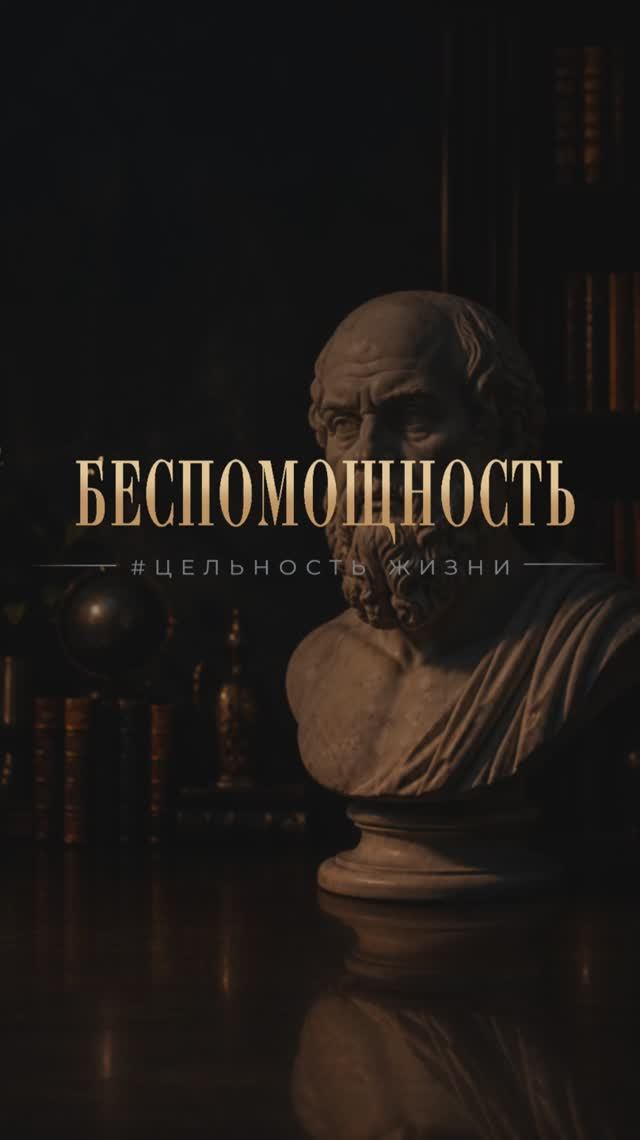 Беспомощность #цельность жизни