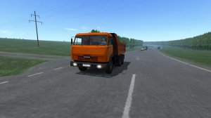 Перевозка песка на КАМАЗ-55111 - Motor Depot