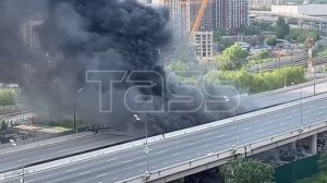 Пожар в Москве