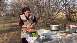 Бабушка готовит семейный обед Азербайджанская Кухня Деревенская Кухня  Рецепты