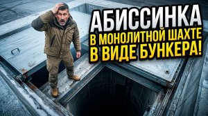 Абиссинская скважина в бункере! Монолитный колодец в виде бункета которому 45 лет.