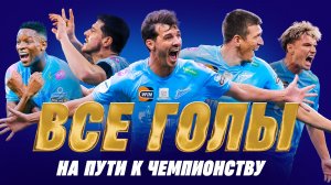 ВСЕ ГОЛЫ ЗЕНИТА на пути к чемпионству-2025/26