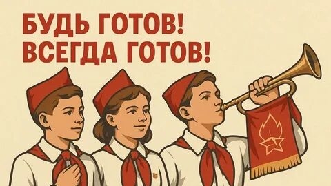 Будь готов-всегда готов! С Днём пионерии. Роскошная музыкальная открытка.