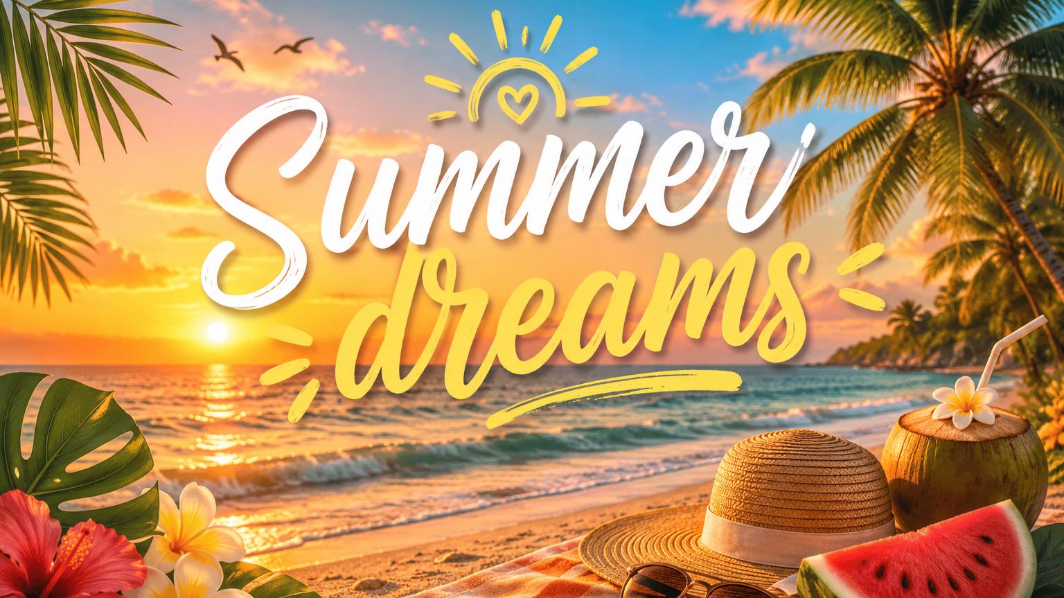 ☀️Summer Dreams. Мечты о лете. Добрая позитивная музыка!!!