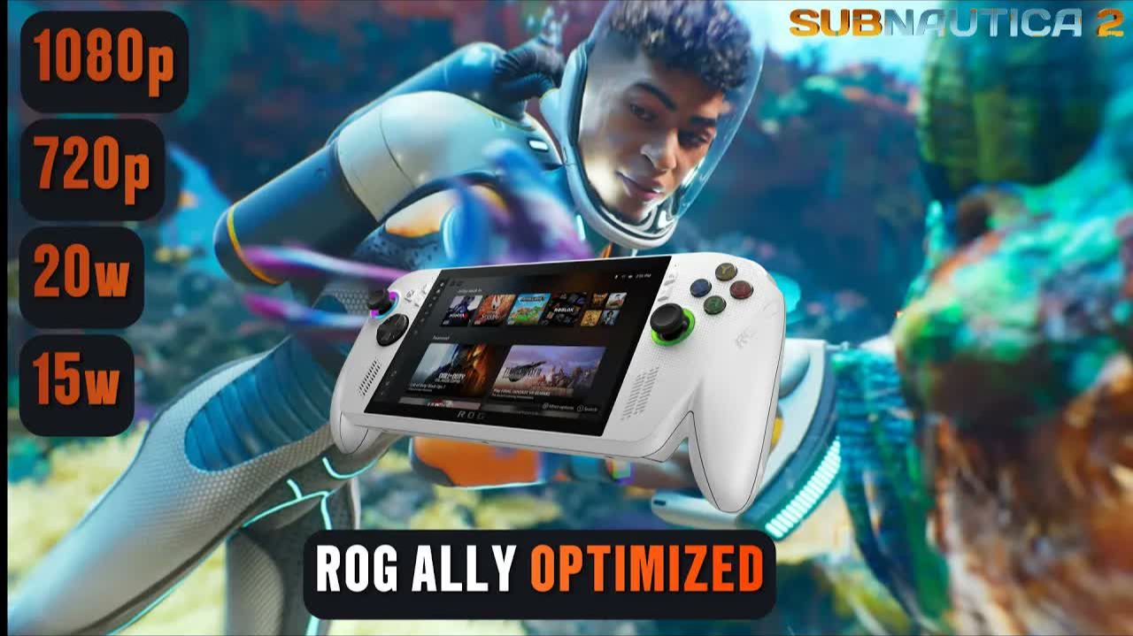 Subnautica 2 | ROG Xbox Ally |  720p, 1080p