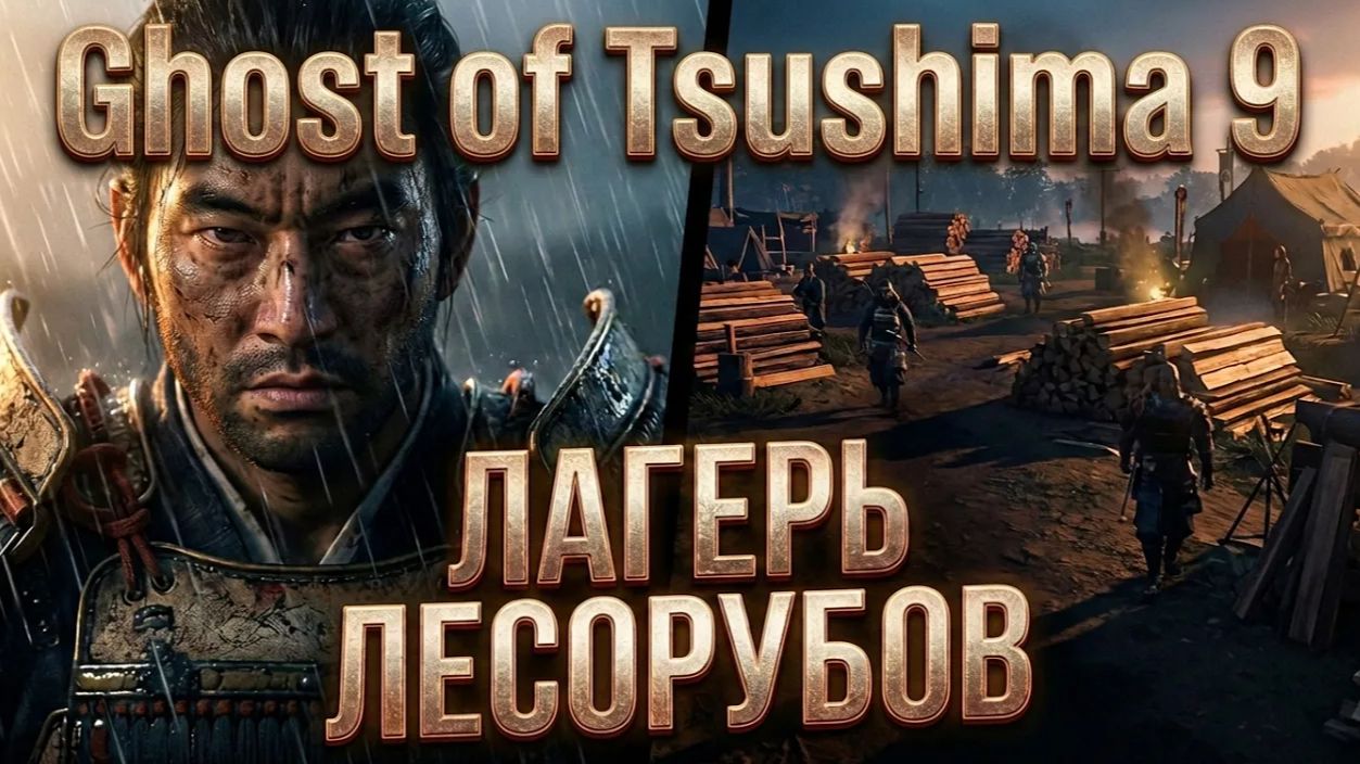 Ghost of Tsushima ч.9 - Лагерь лесорубов | Полное прохождение