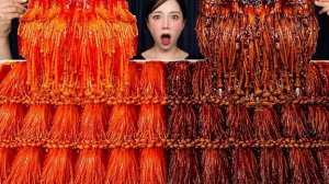 АСМР ЕДА КОРЕЯ | МУКБАНГ | ХРУСТЯЩИЕ ГРИБЫ ЭНОКИ