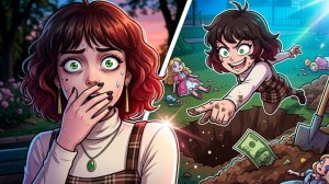 МЫ ЗАКОПАЛИ ЕЁ В ПАРКЕ 😱 История Виктории и Анастасии