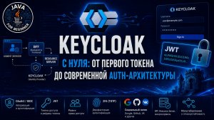 Keycloak с нуля: от первого токена до современной auth-архитектуры