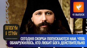 Для чего посылаются скорби человеку? Старец Оптинский дал очень полезный совет (Выпуск #41)