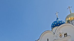 Утренний колокольный звон в Троице-Сергиевой Лавре(2)