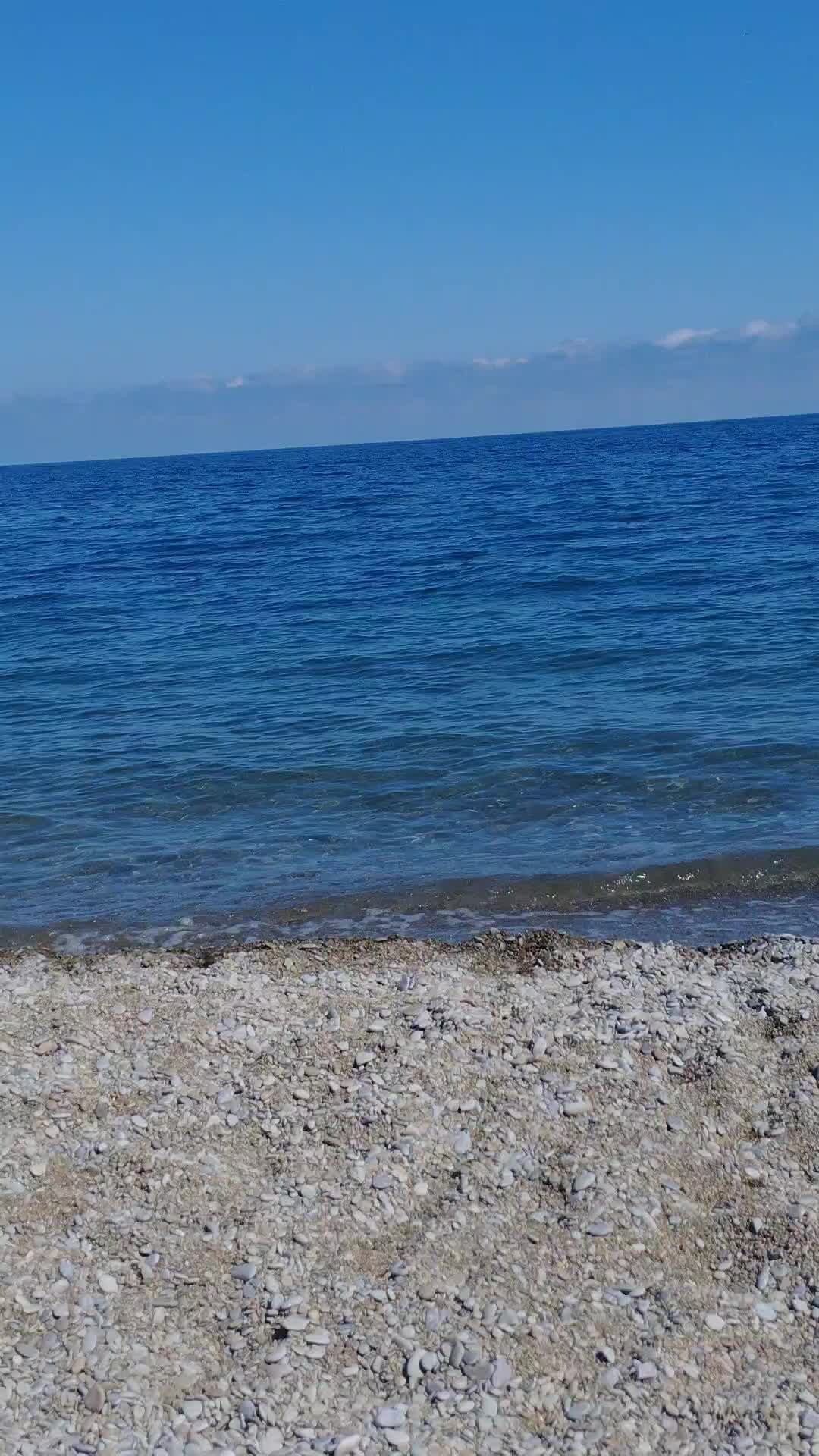Крым Алушта море пляж
