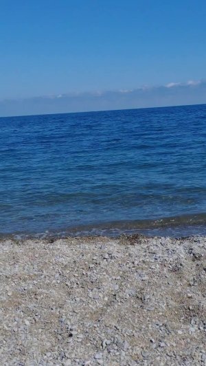 Крым Алушта море пляж